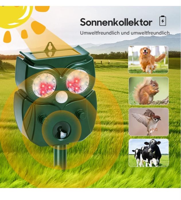 Ultradźwiękowy odstraszacz zwierząt