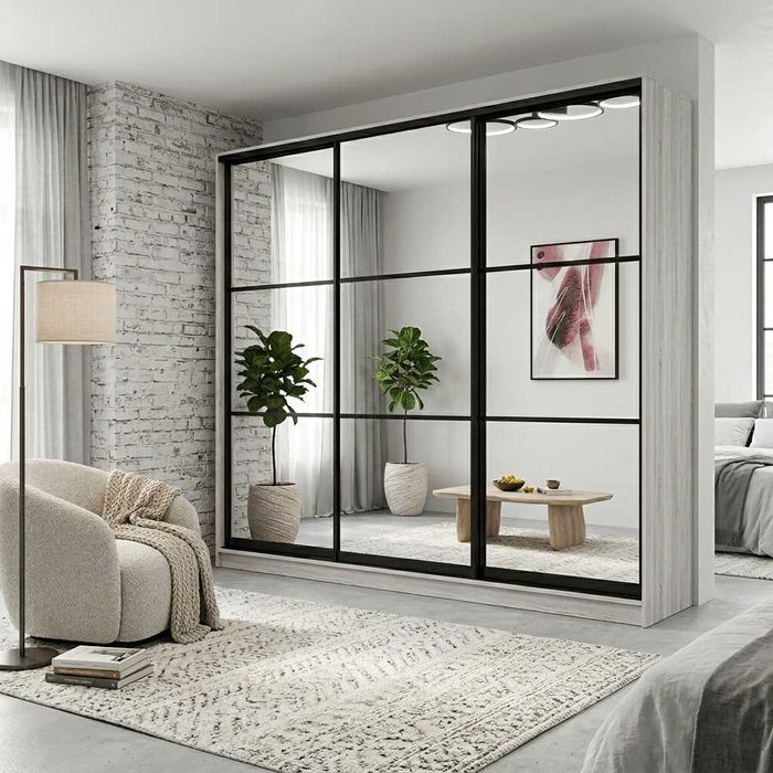 Минимализм, в котором чувствуется характер Шкаф-купе 2200×600×2400 — современная эстетика в каждой линии