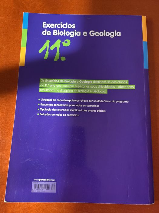 Livros de Biologia e Geologia 11 ano - exame