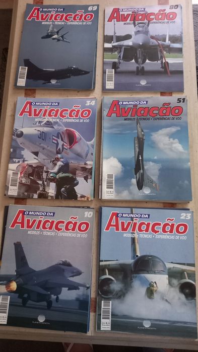 Vendo 77 fascículos  do Mundo da Aviação