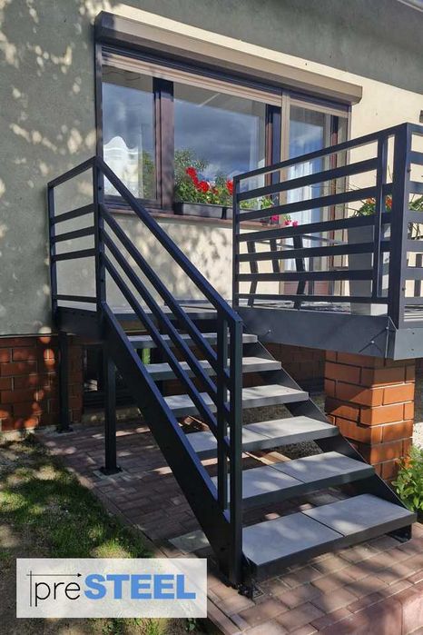 Schody/Balustrady stalowe