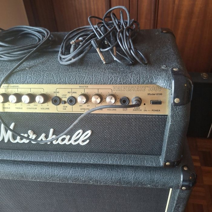 Coluna + Amplificador Marshall