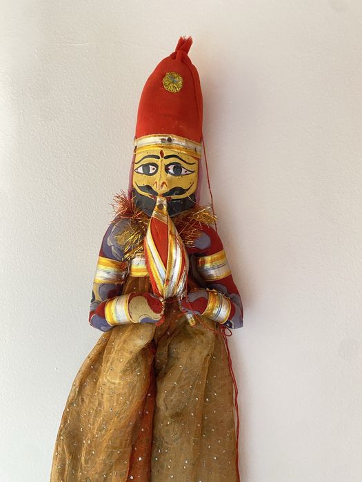 Boneco Indiano antigo .