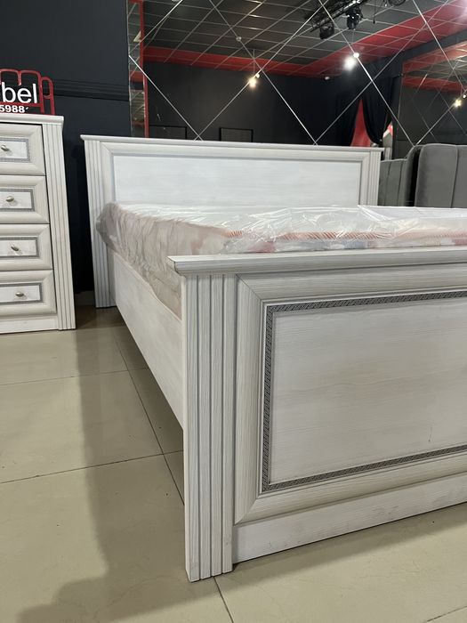 Ліжко 2 спальне 160*200 біле в наявності дешево