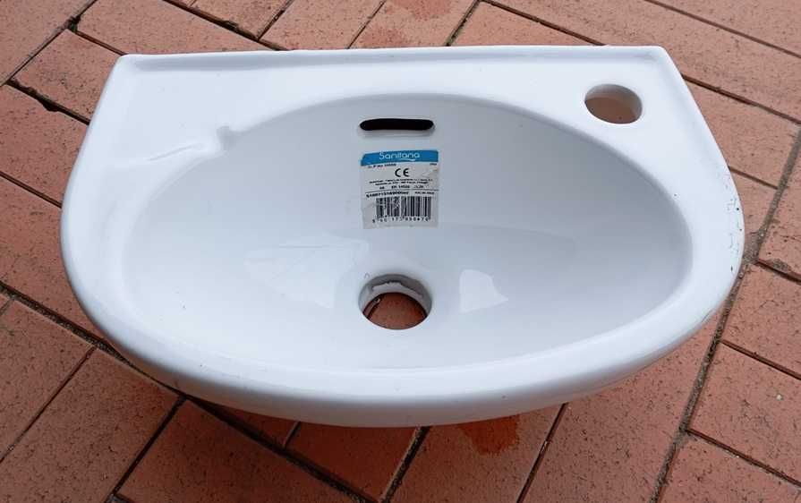 Mini Lavatório Suspenso Sanitana Munique 35 Branco