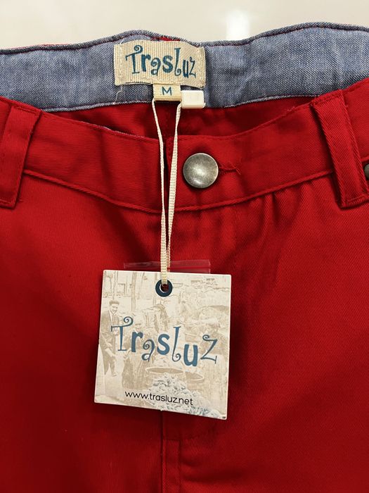 Джинси червоні Trasluz
