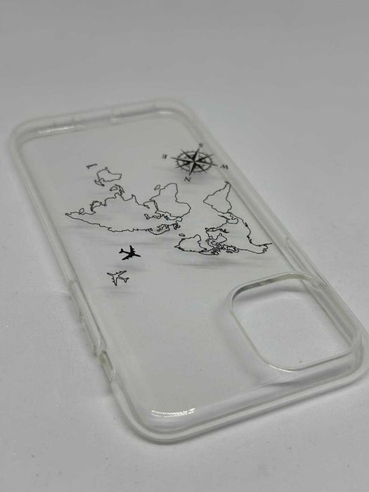 Obudowa Iphone 11 PRO Etui Case Silikonowy Mapa kod 573