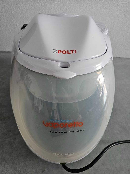Limpador a vapor e aspirador com filtro de água, como novo!