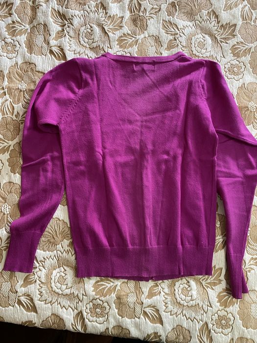 Casaco malha roxo NOVO