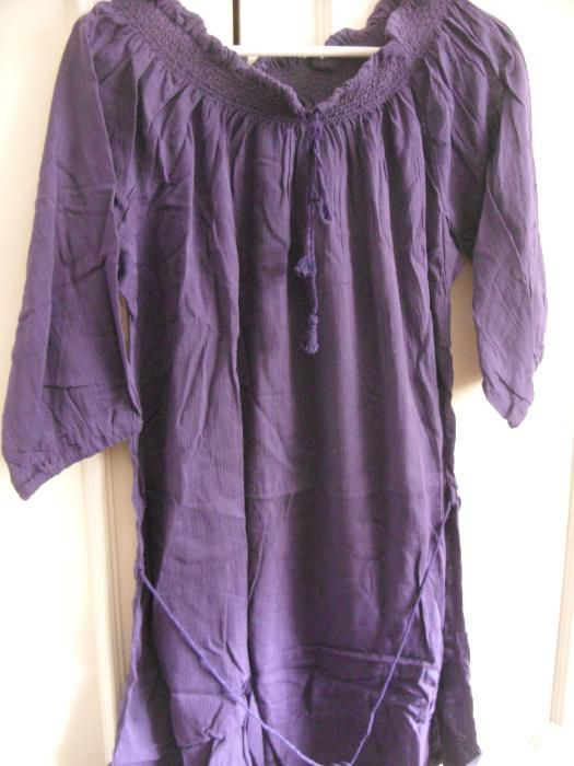 Vestido Roxo marca Oysho - Novo com Etiqueta