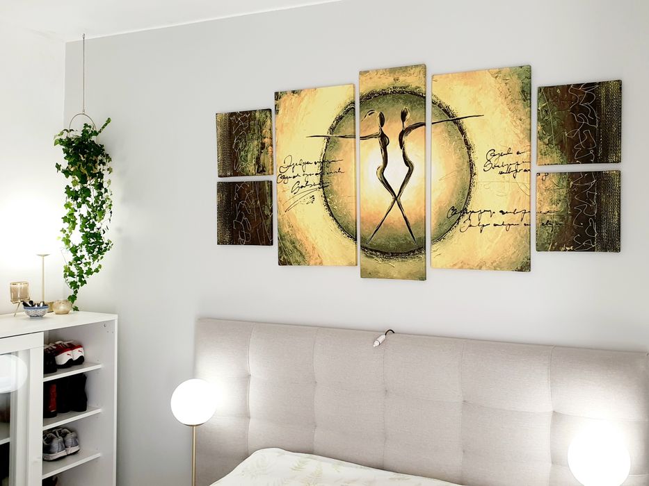 Quadro / Triptico / Pintura em tela