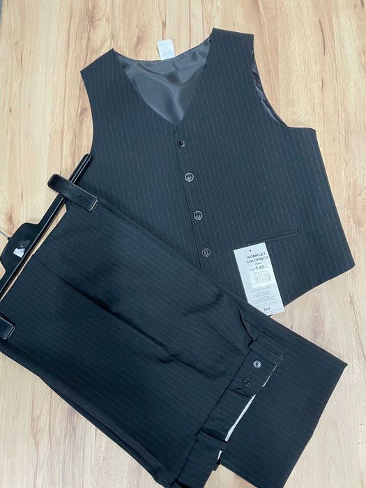 Garniturowe Kamizelka i Spodnie 146cm