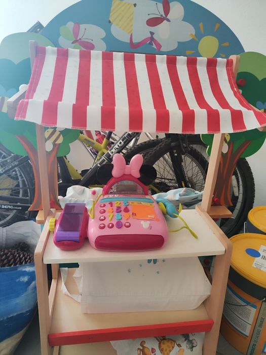 Mercadinho de brincar com Caixa registadora