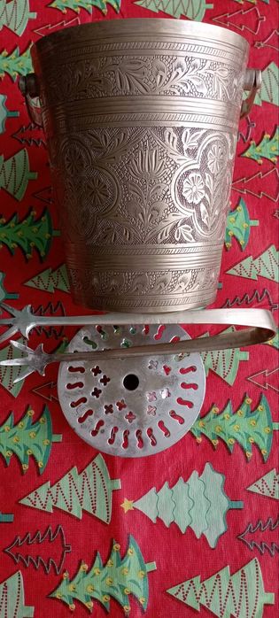 Медное ведёрко для льда, Индия, 1976 год,