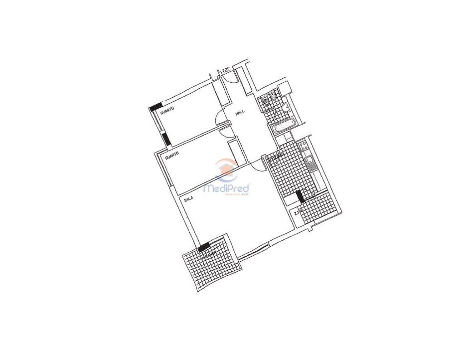 Apartamento T2 com Varanda, Parqueamento e Arrecadação | Alta de Li...