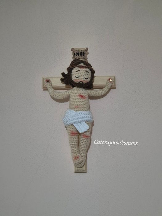 Jesus cristo amigurumi crochet