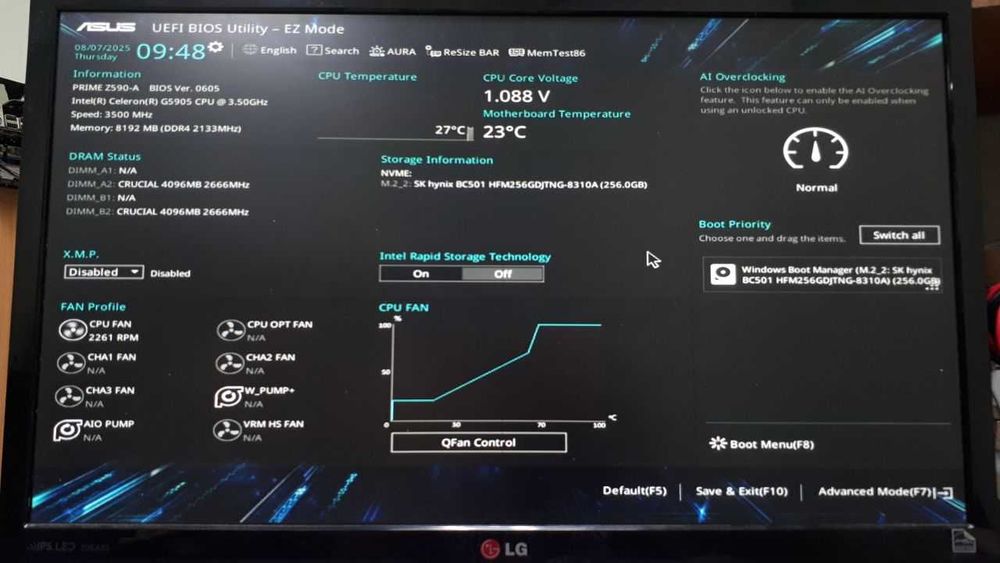 Материнська плата Asus Prime Z590-A