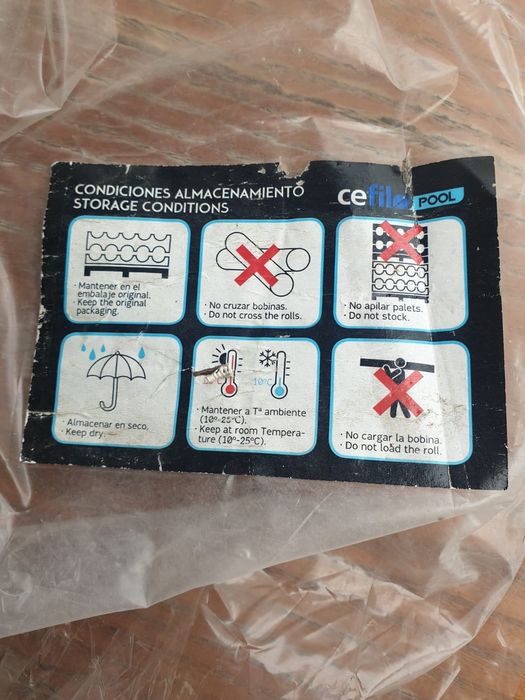 ПВХ плівка для басейну Лайнер Cefil Touch Passion Cyprus голубой