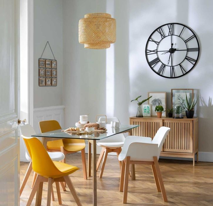 Candeeiro de teto em bambu