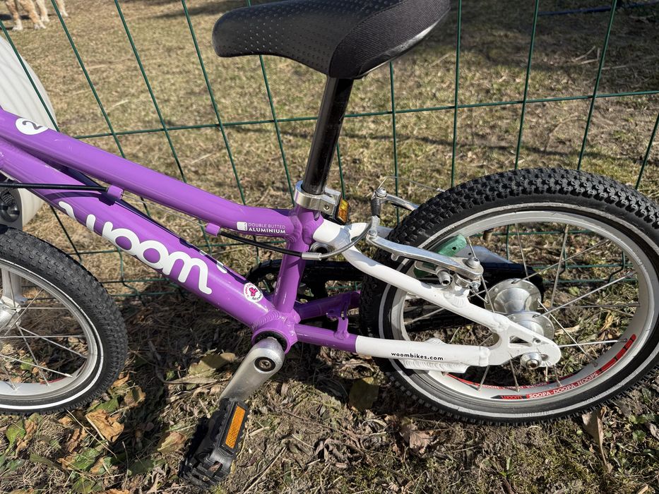 Rower woom 2 fioletowy