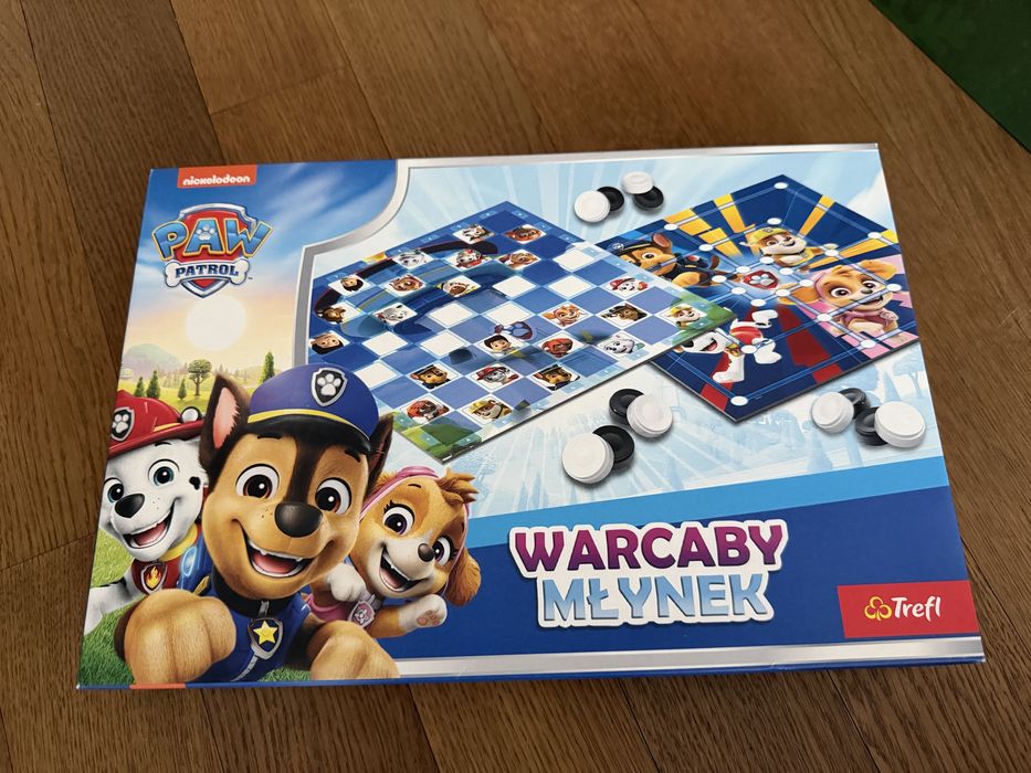 Warcaby Młynek Psi Patrol