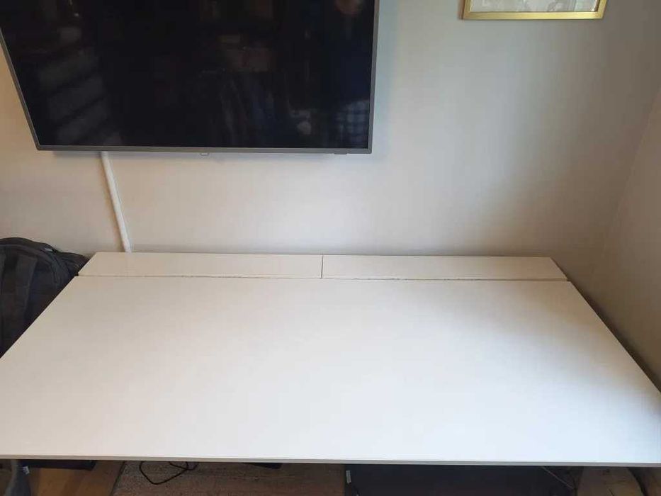 Biurko VS ikea regulowane białe 180x90 180cm x 90cm