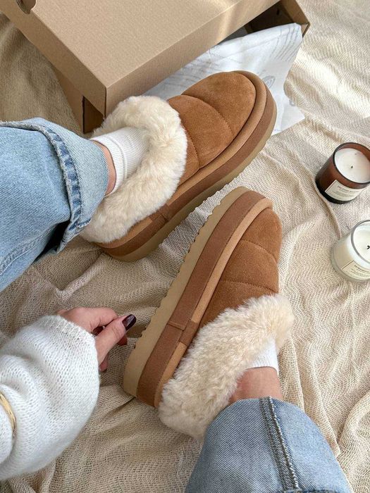 ЗНИЖКА‼️ 39 (25см) UGG Tazzlita Chestnut уггі угг зимові замшеві угі