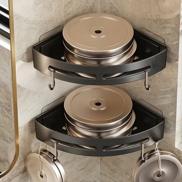 Кутова поличка у ванну