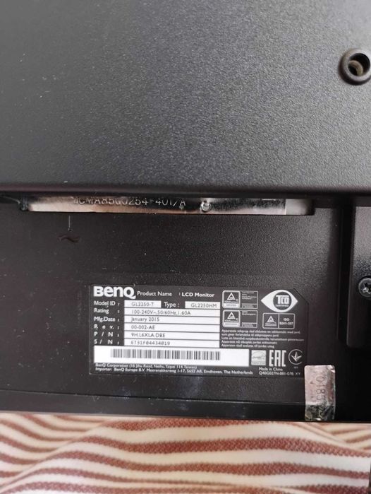 monitor BenQ GL2250, em bom estado de conservação e funcionamento.