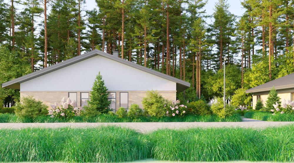 Smart-квартира 45 м2, на берегу озера.
