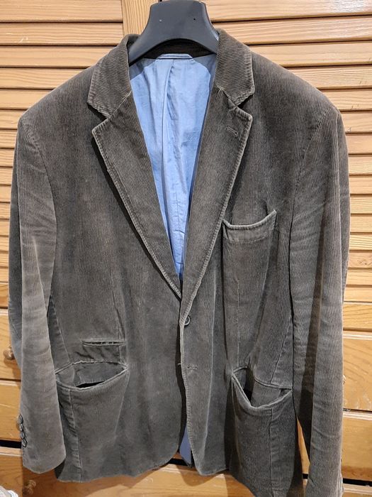 Blazer em bombazine Massimo Dutti T.56
