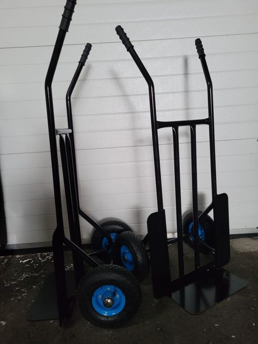 Polski wózek magazynowy dwukołówka  MŁYNARKA Wytrzymały 250 KG ! MOCNE KOŁA ! różne modele wózków transportowych koło pompowane 6-4