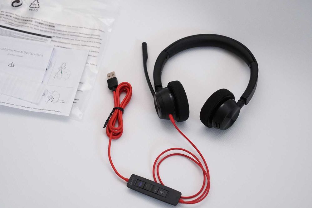 Zestaw słuchawkowy Poly Blackwire 3220 / Home Office / TEAMS / NOWE!