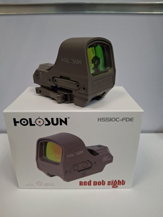 Коліматорний приціл Holosun HS510C-FDE з сонячною батареєю