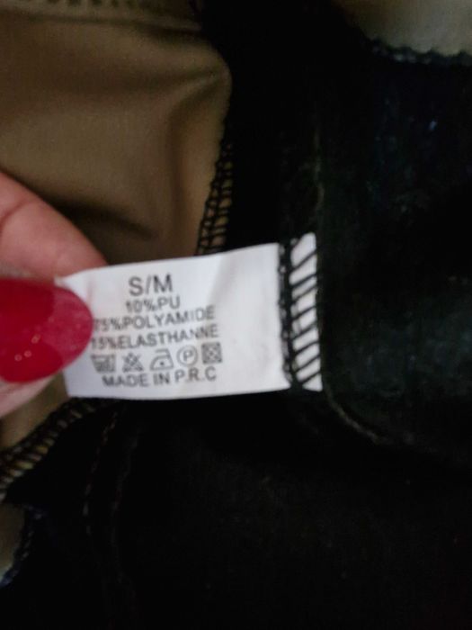 Kamelowe spodnie - leginsy