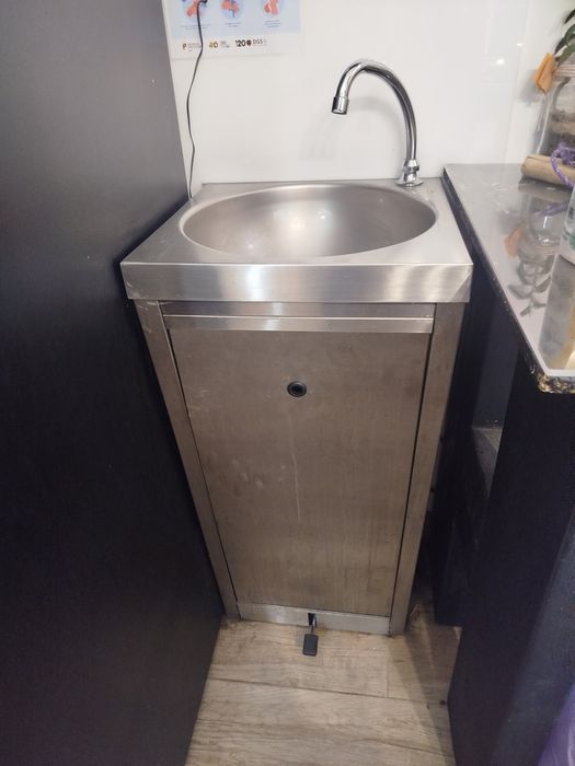 Lavatório mãos profissional em Inox