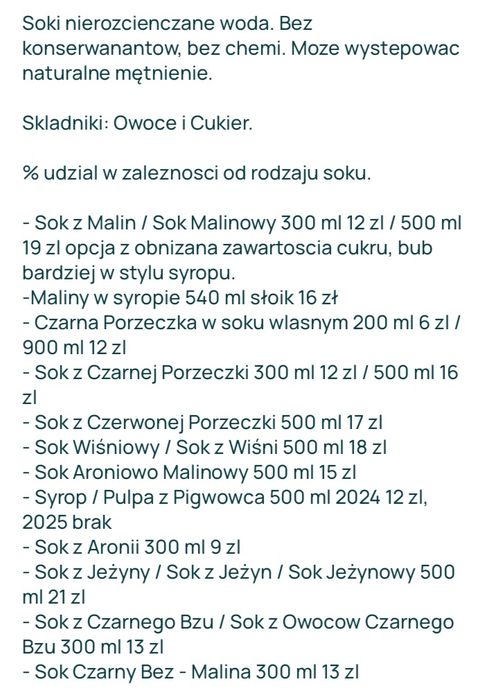 Domowe Przetwory, Sałatka Obiadowa, Dżem, Sok