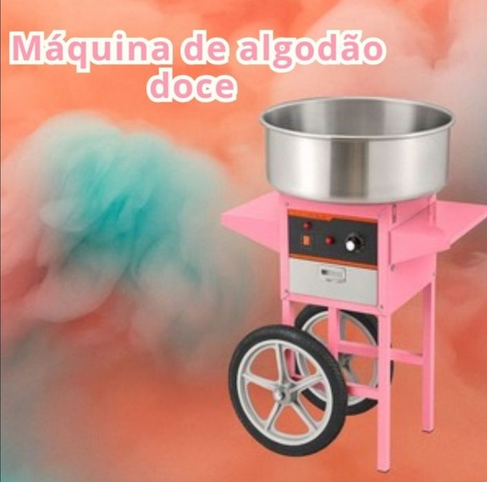 Máquina de pipocas e máquina de algodão doce