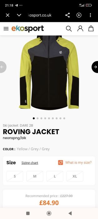 Водонепроникна мембранна термо куртка Roving Jacket L (нова)