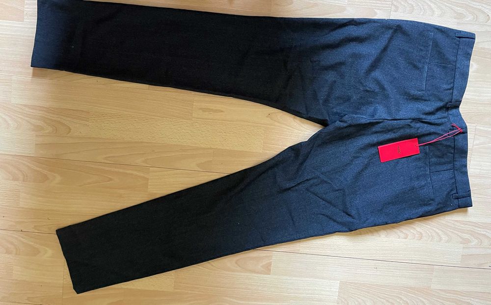 Hugo Boss оригинал новые мужские брюки тонкая шерсть