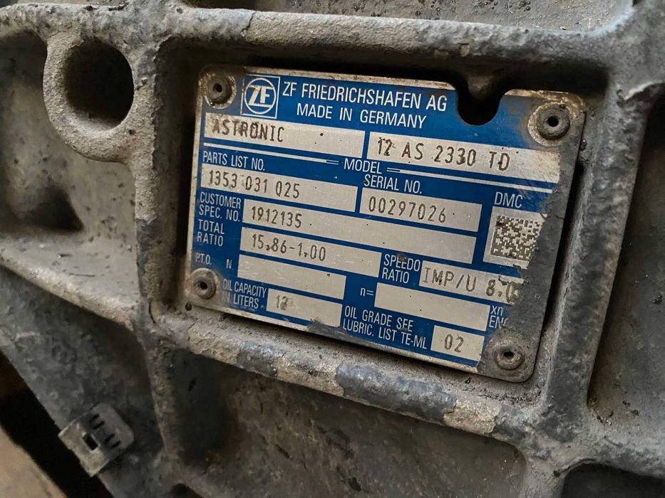Коробка передач АКПП ДАФ DAF XF 106 ZF 12AS2330 TD 1912135 Euro 6