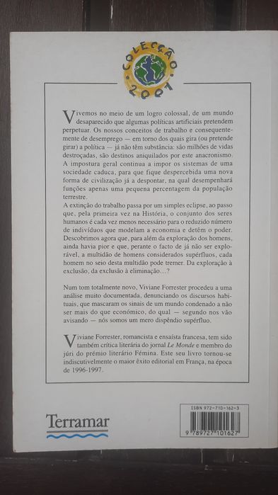 O horror económico  Viviane Fortester
