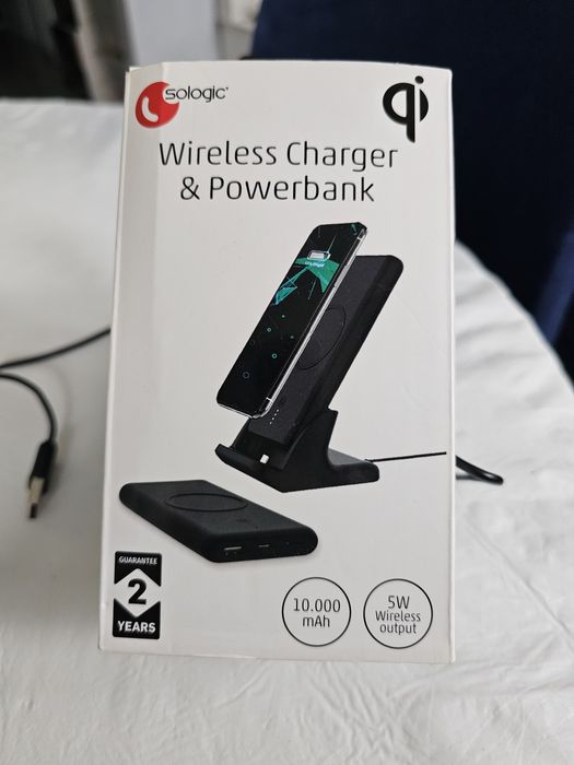 Bezprzewodowa ładowarka i Power bank