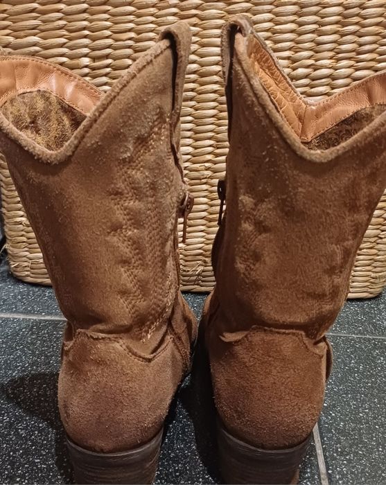 Botas Texanas camurça