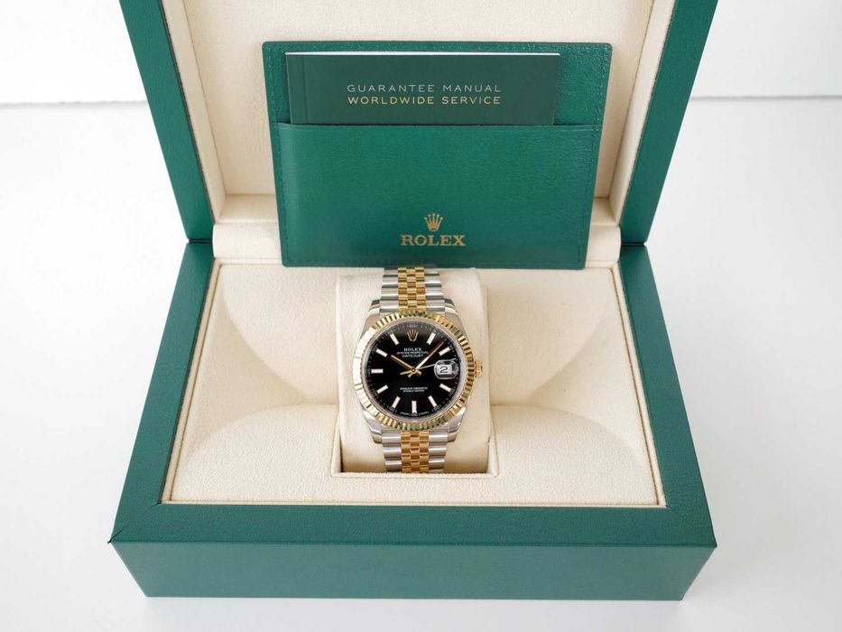 Rolex Datejust 41 Jubilee Steel 18K Yellow Gold Black Dial (2025)