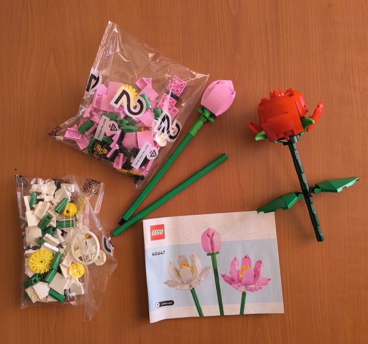 Lego 40647 Lotus Flowers + Rose