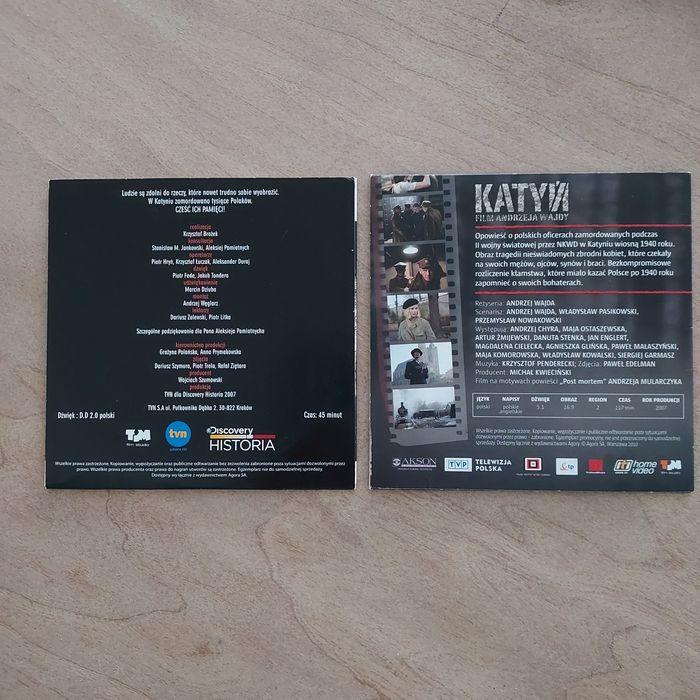 Katyń film płyta dvd