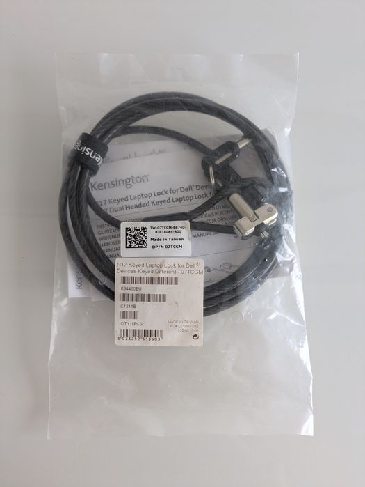 Cadeado Kensington | N17 Keyed Laptop Lock for Dell Devices