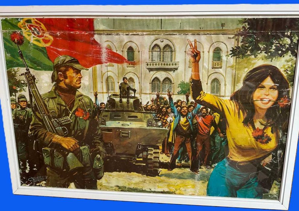 Quadro alusivo ao 25 Abril de 1974 Largo do Carmo