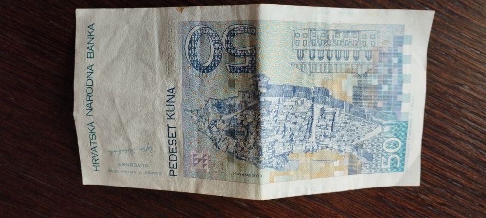 Kuna chorwacka banknoty